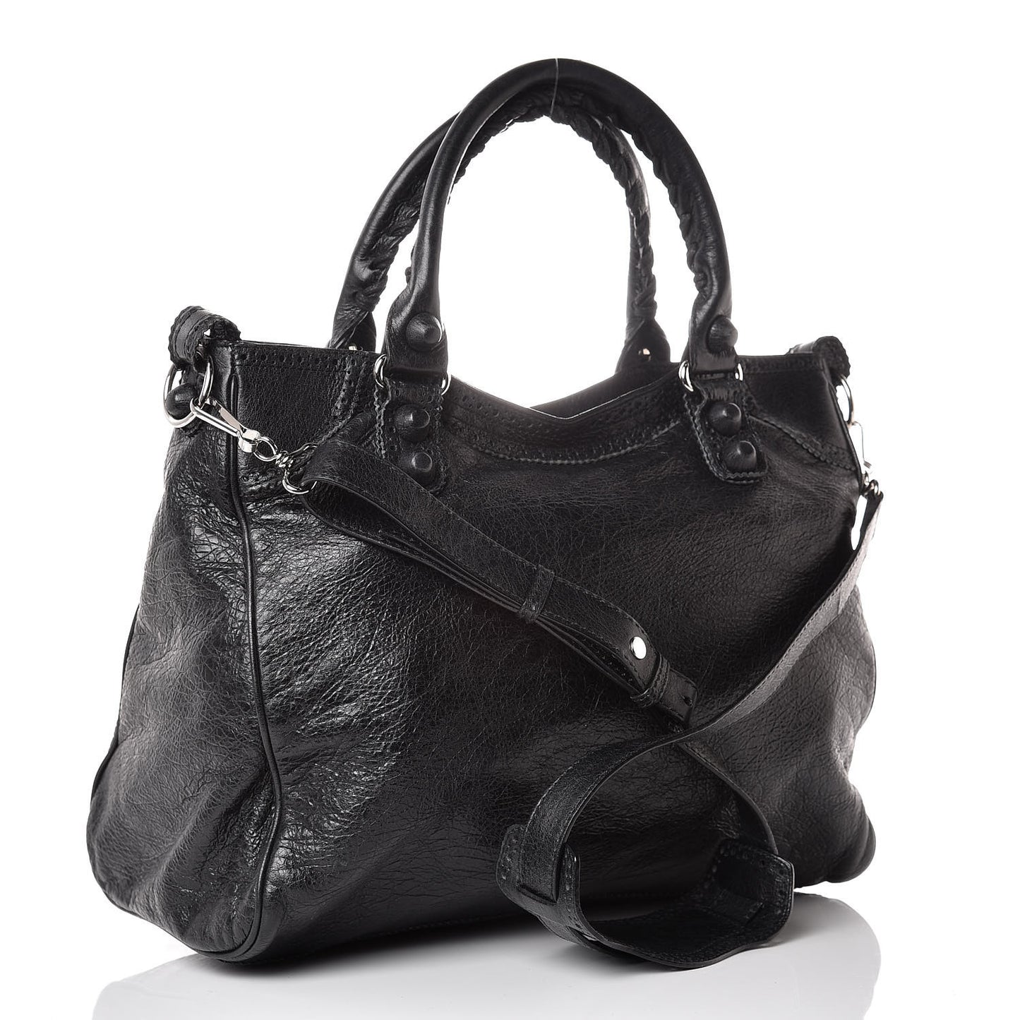 Agneau Giant Brogues Hardware Velo Black