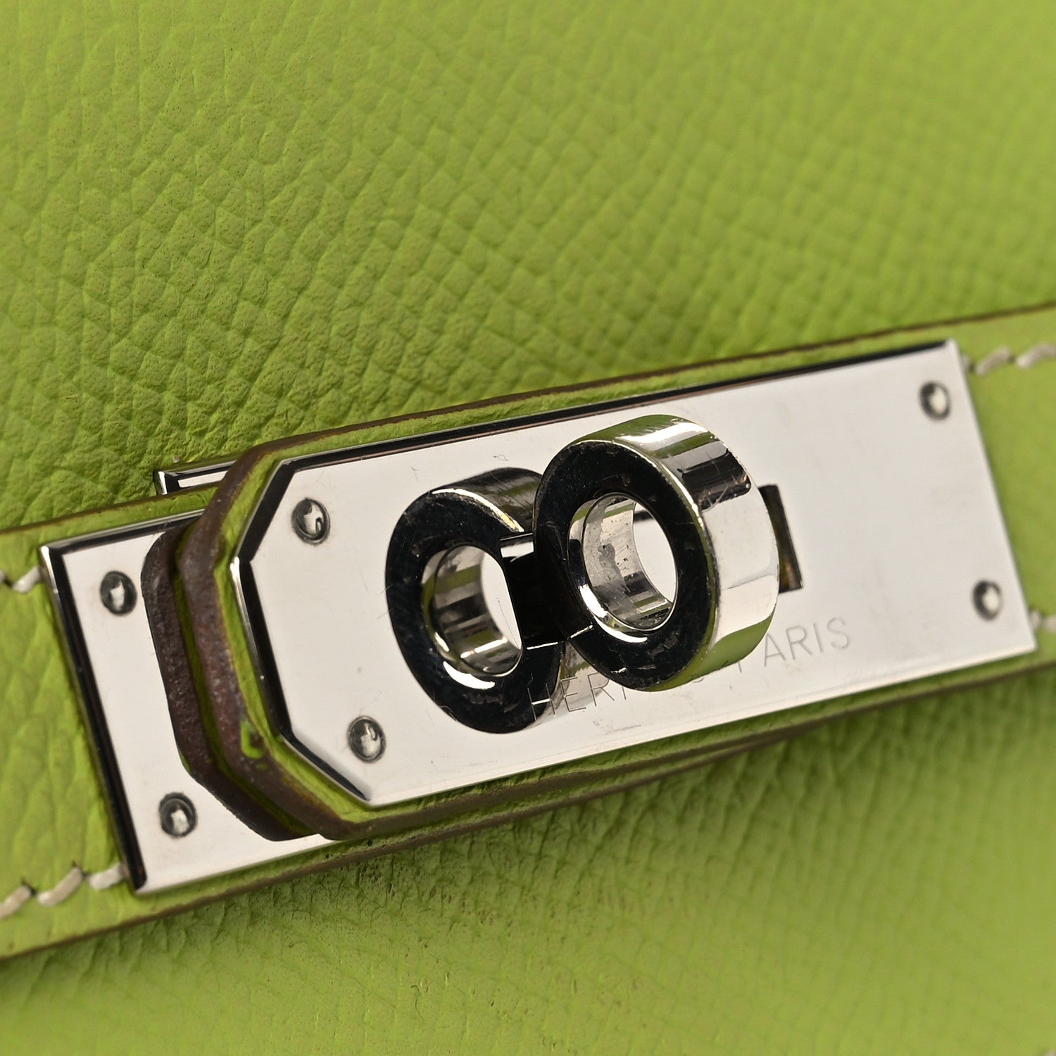 Hermes Epsom Candy Kelly Retourne 32 Kiwi Lichen 1764678