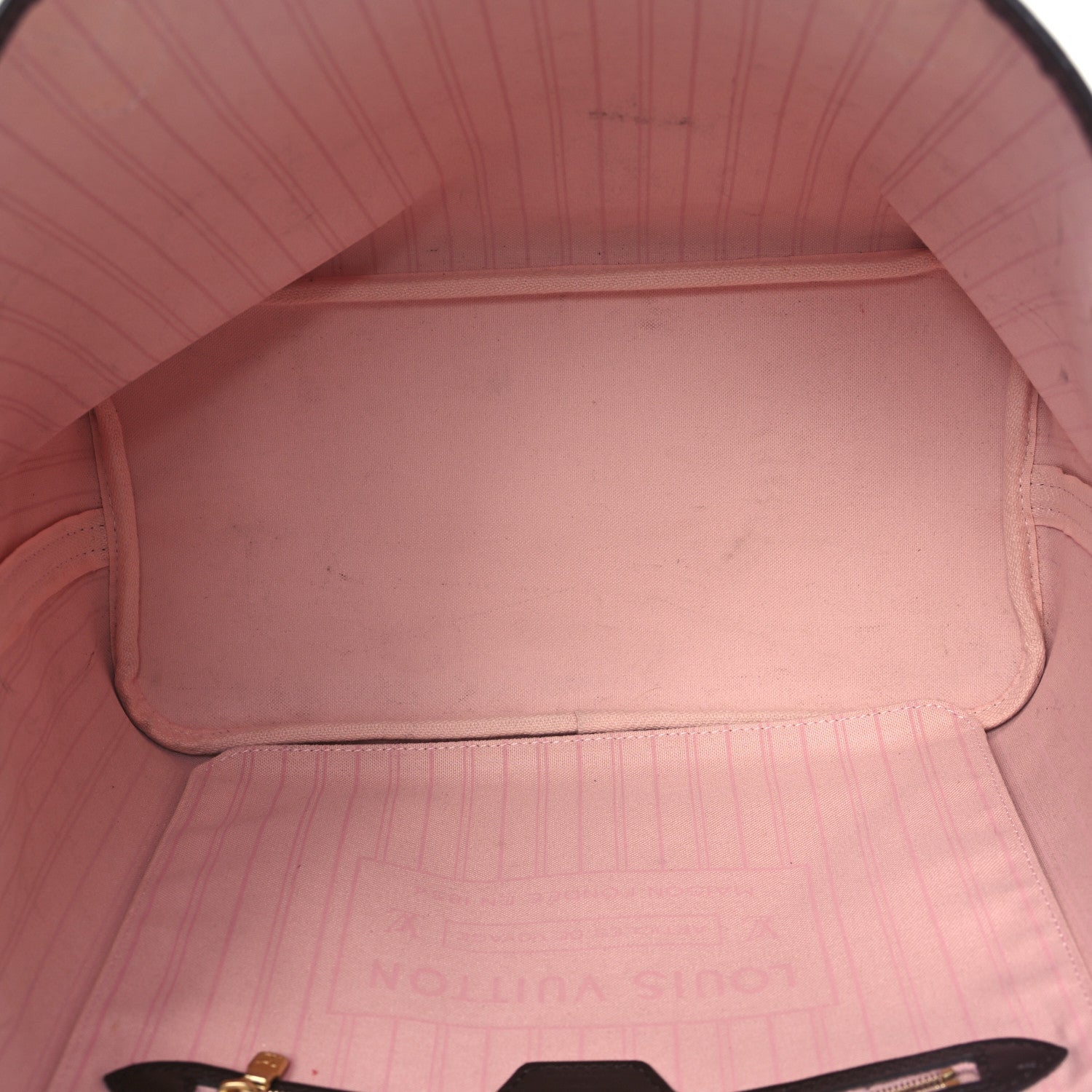 Louis Vuitton Damier Ebene Neo Neverfull MM Rose Ballerine 6 of 13