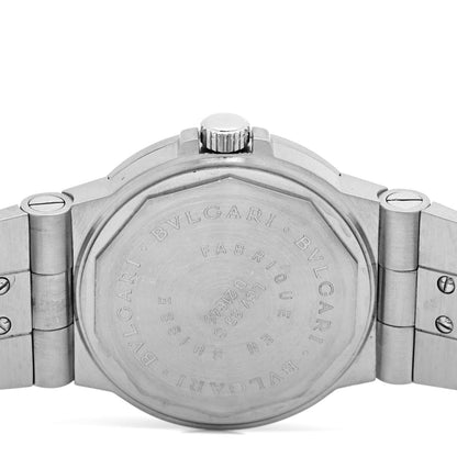 Bulgari Stainless Steel 35mm Diagono Automatic Watch Black 4 of 4