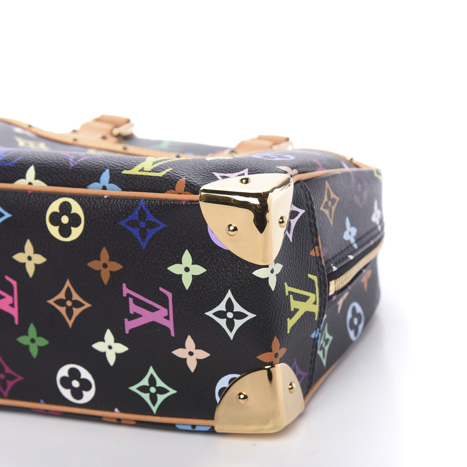 Louis Vuitton Monogram Multicolor Trouville Black 9 of 10