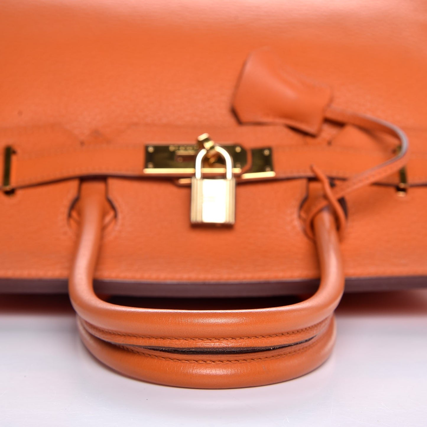 Taurillon Clemence Birkin 30 Orange