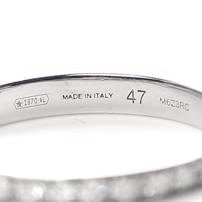 Bulgari Platinum Diamond Dedicata A Venezia Wedding Band Ring 47 4 5 of 5
