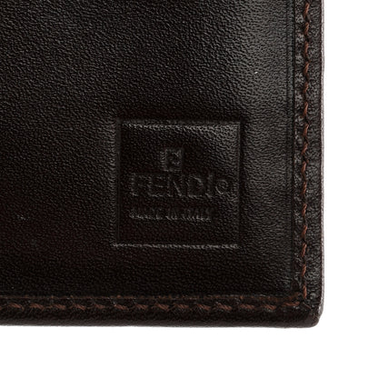 Fendi Zucca Compact Wallet Tobacco 6 of 7