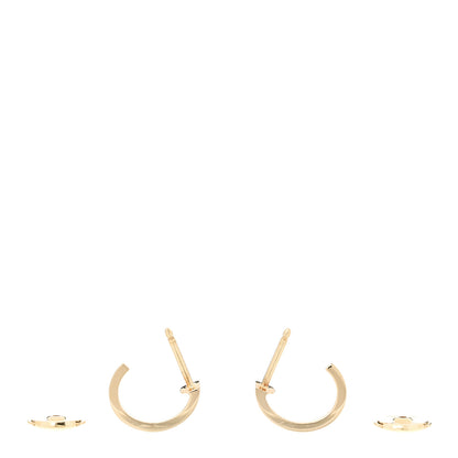 Cartier 18K Yellow Gold Small LOVE Hoop Earrings 3 of 5