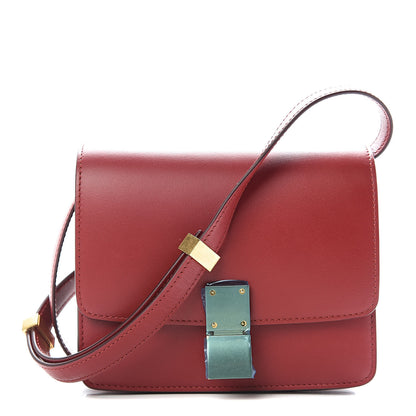 Celine Smooth Calfskin Small Classic Box Flap Bag Red 1 of 11