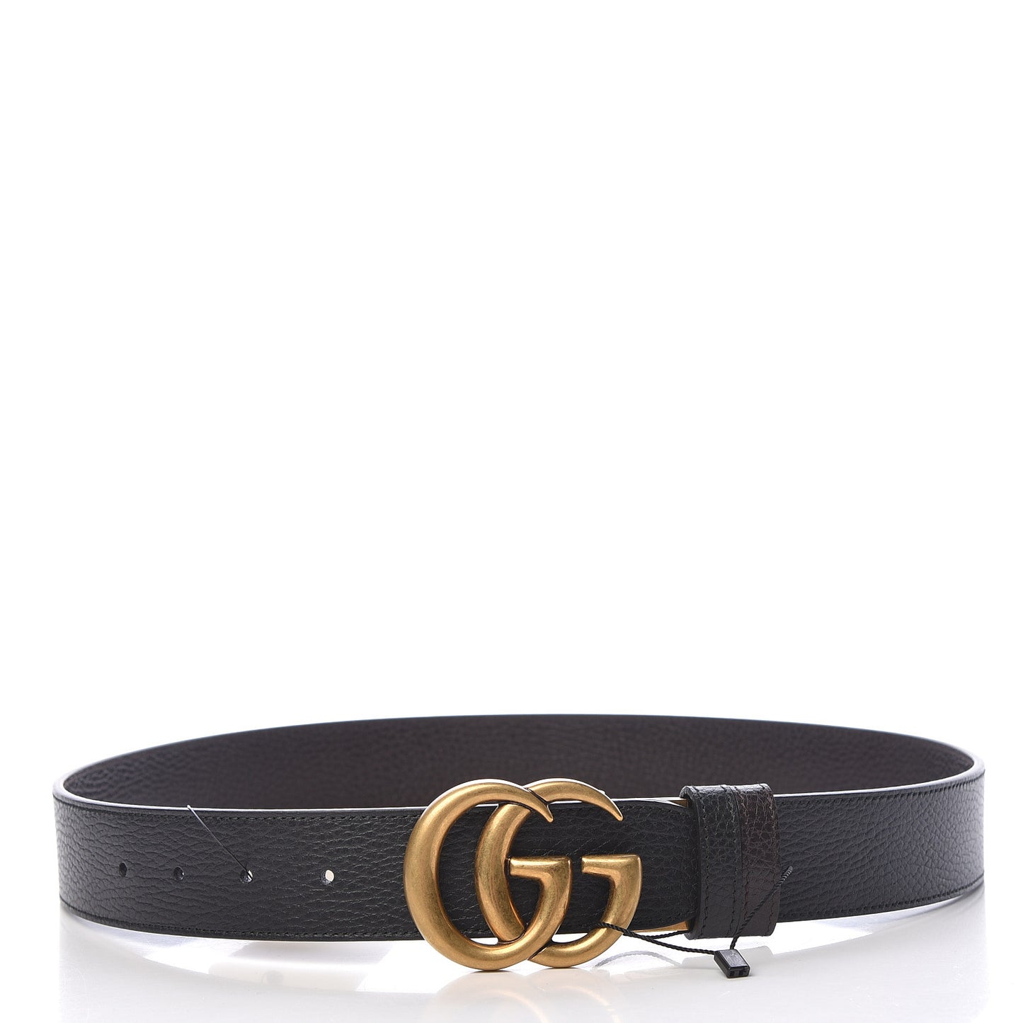 Calfskin Double G Reversible 37mm Belt 85 34 Black Cocoa