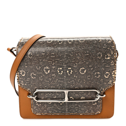 Hermes Evercolor Lizard Mini Sac Roulis Caramel Ombre 1 of 9