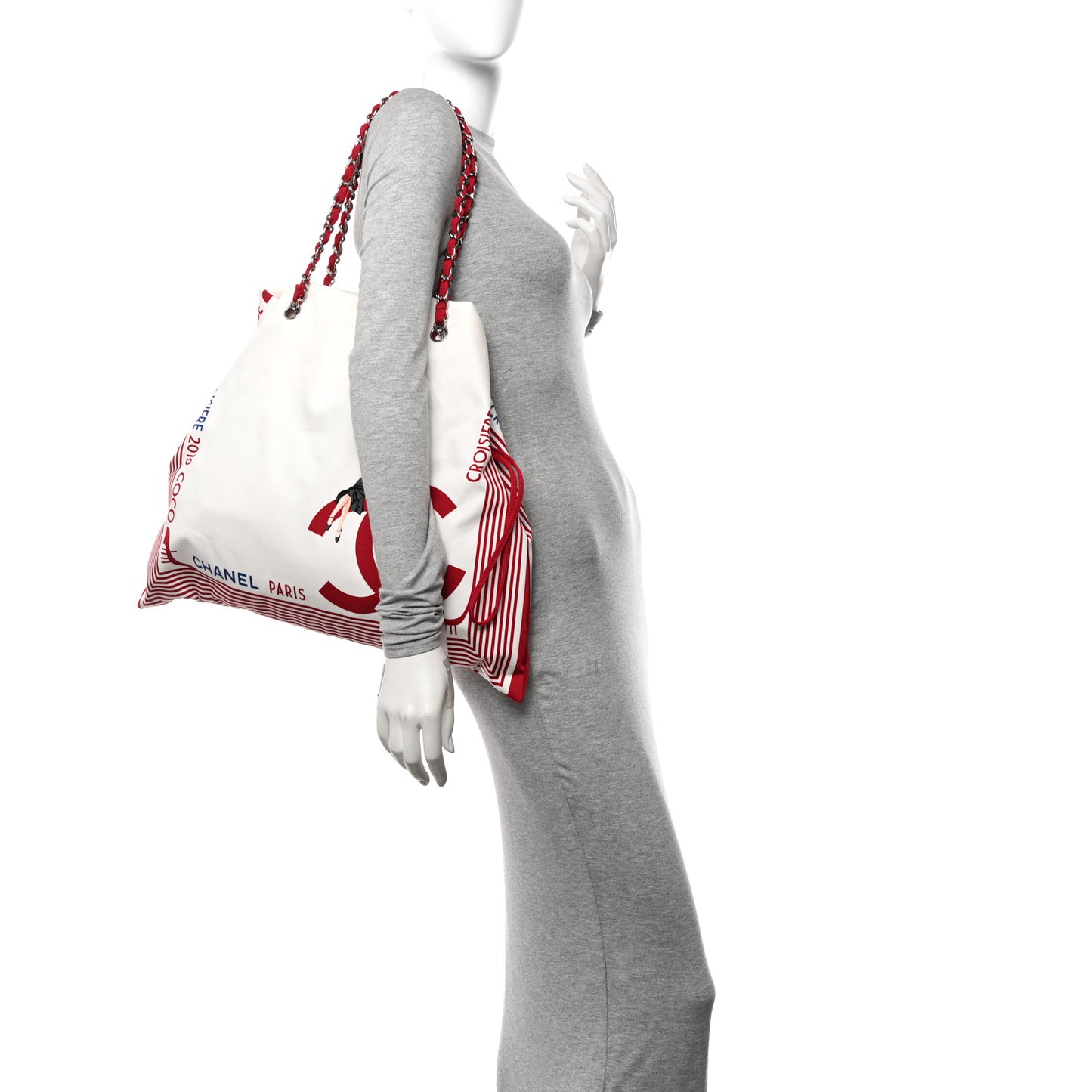 Canvas CC Paris Venice Bon Bon Tote White