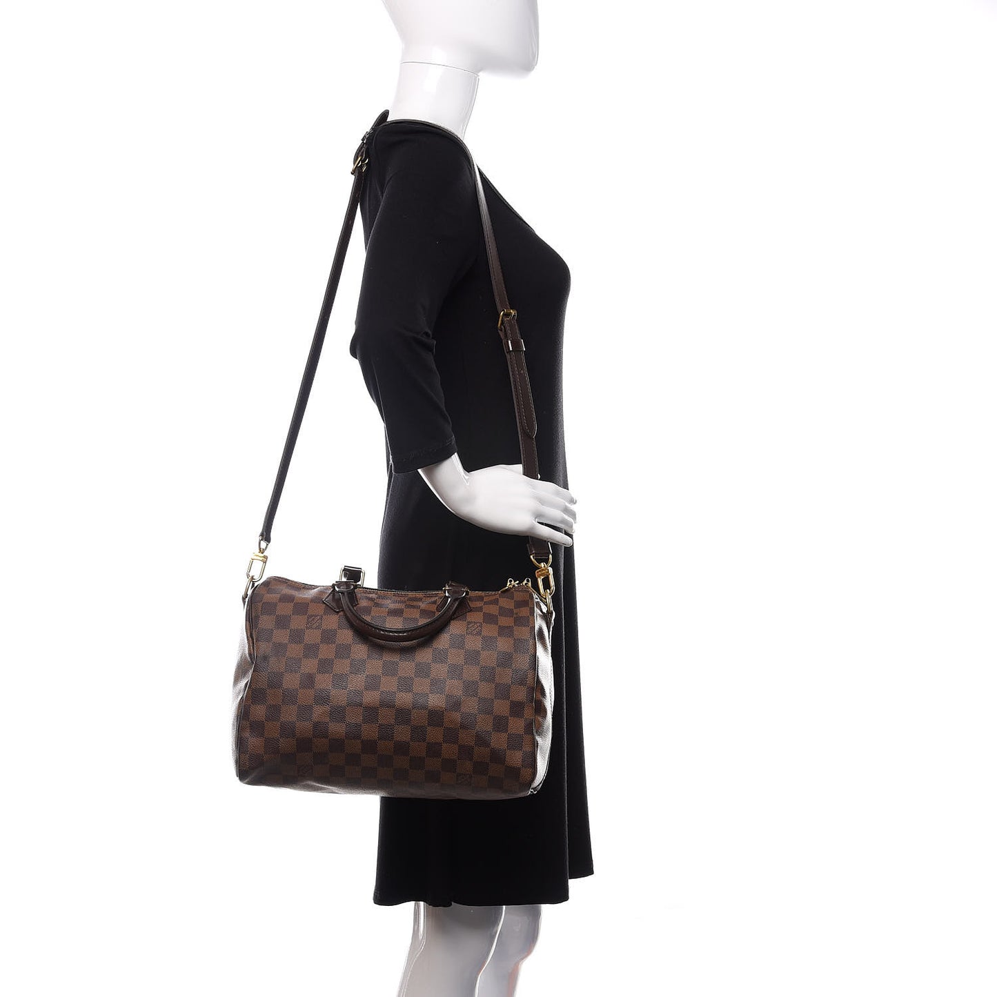 Damier Ebene Speedy Bandouliere 30