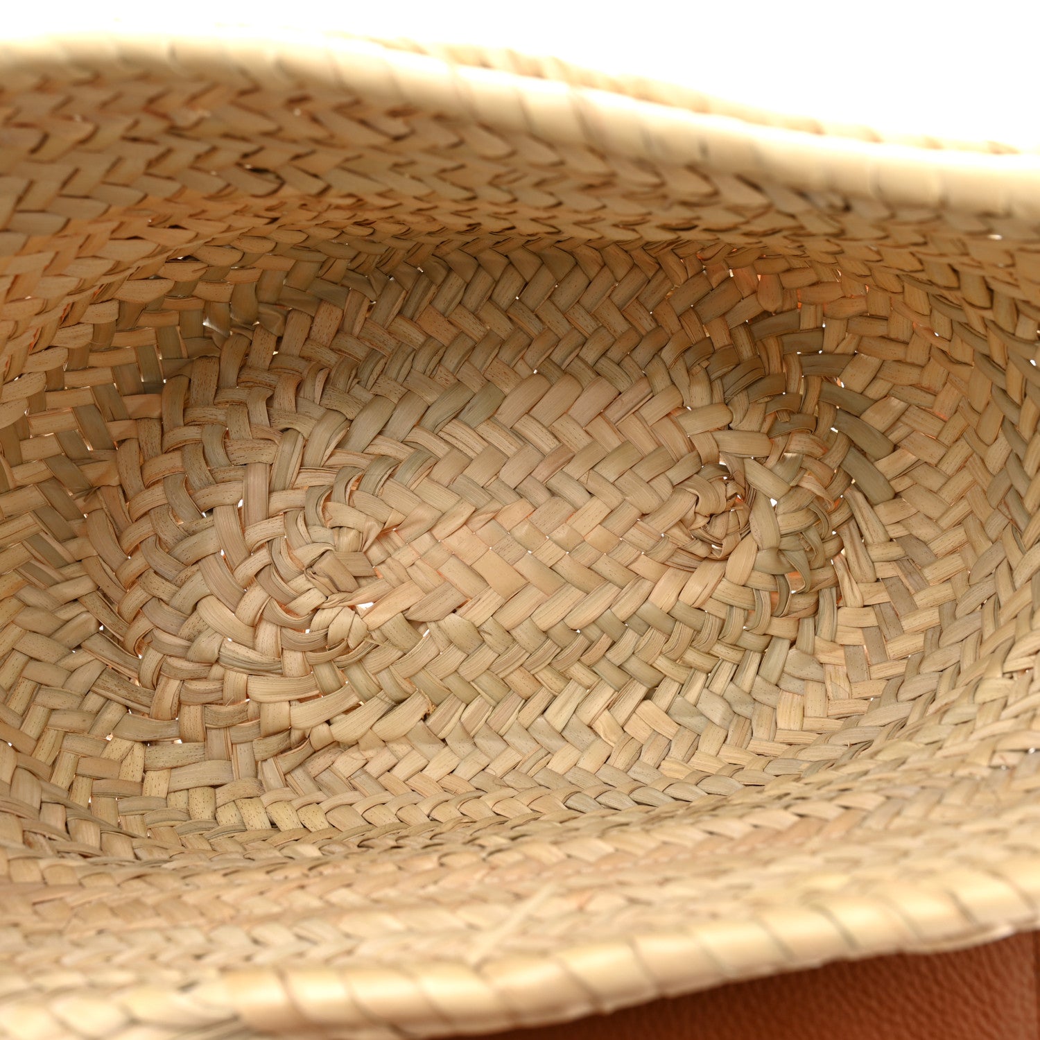 Chloe Raffia Calfskin Marcie Basket Tan 5 of 11