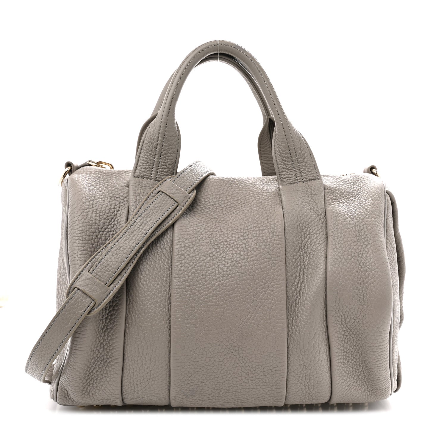 Pebbled Lambskin Rocco Oyster Gold Hardware