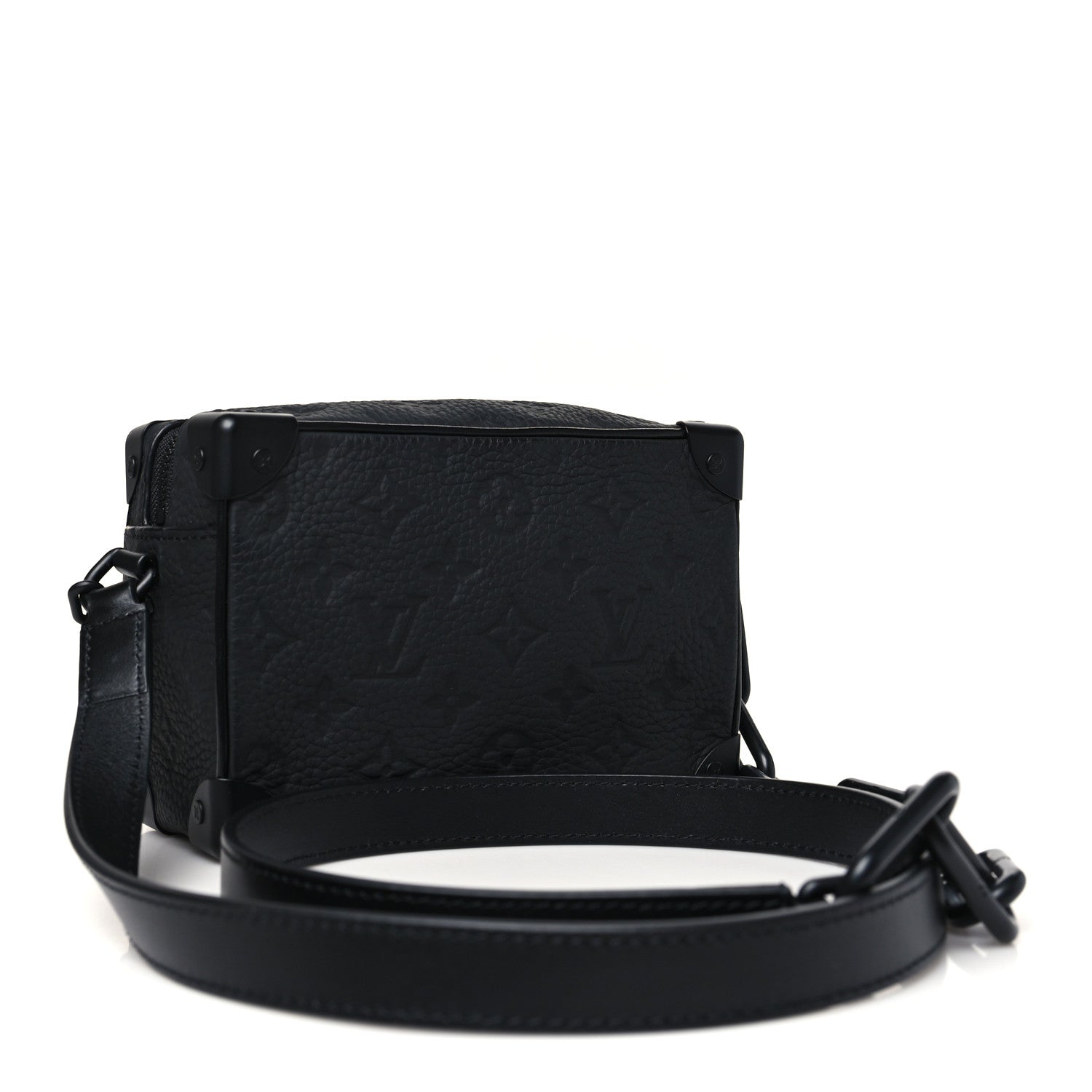 Louis Vuitton Taurillon Monogram Mini Soft Trunk Black 3 of 9