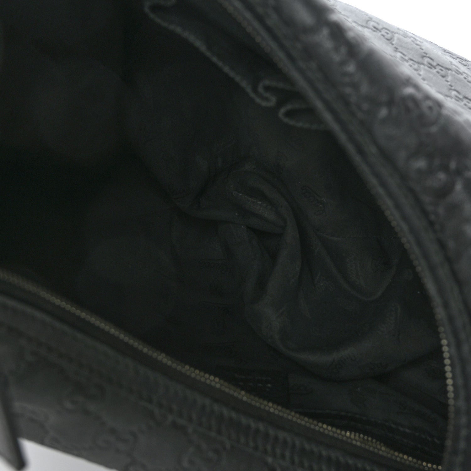 Gucci Guccissima Large GG Twins Hobo Black 5 of 9