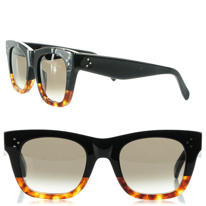 Celine Acetate Catherine Sunglasses CL41089/S Black Havana 1 of 6