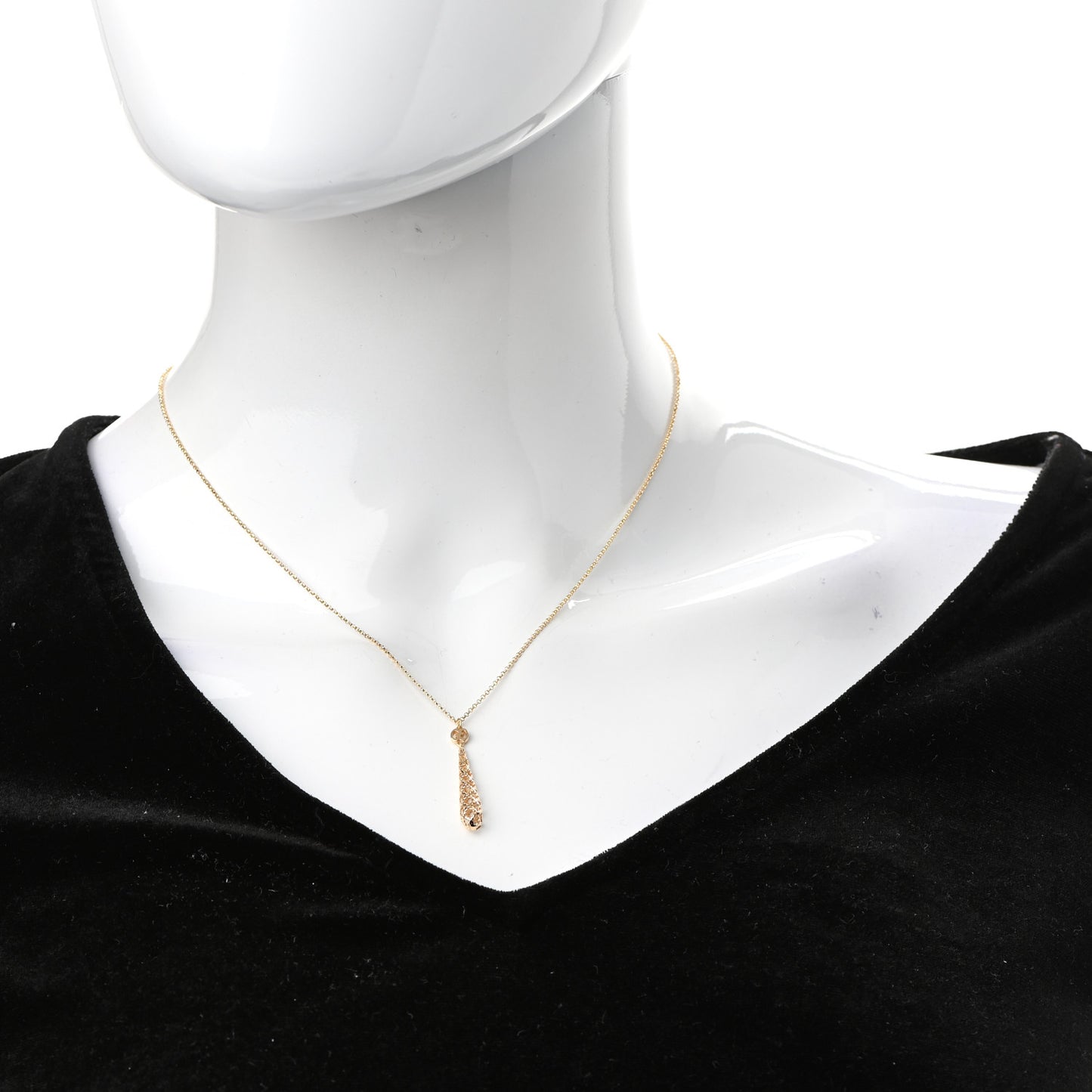 18K Yellow Gold Diamantissima Pendant Necklace