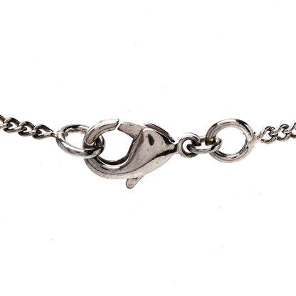 Chanel Baguette Crystal Pearl CC Lariat Necklace Silver 5 of 6