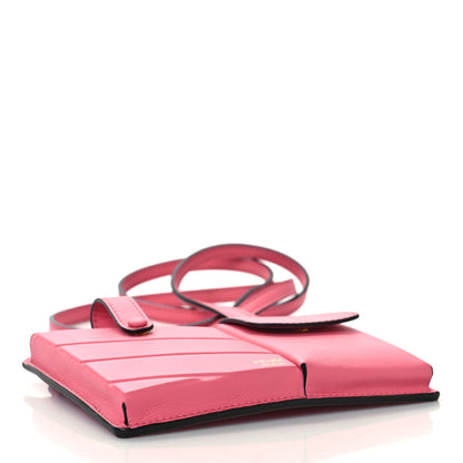 Fendi Vitello Grace Matte Two Pocket Mini Crossbody Pink 4 of 9