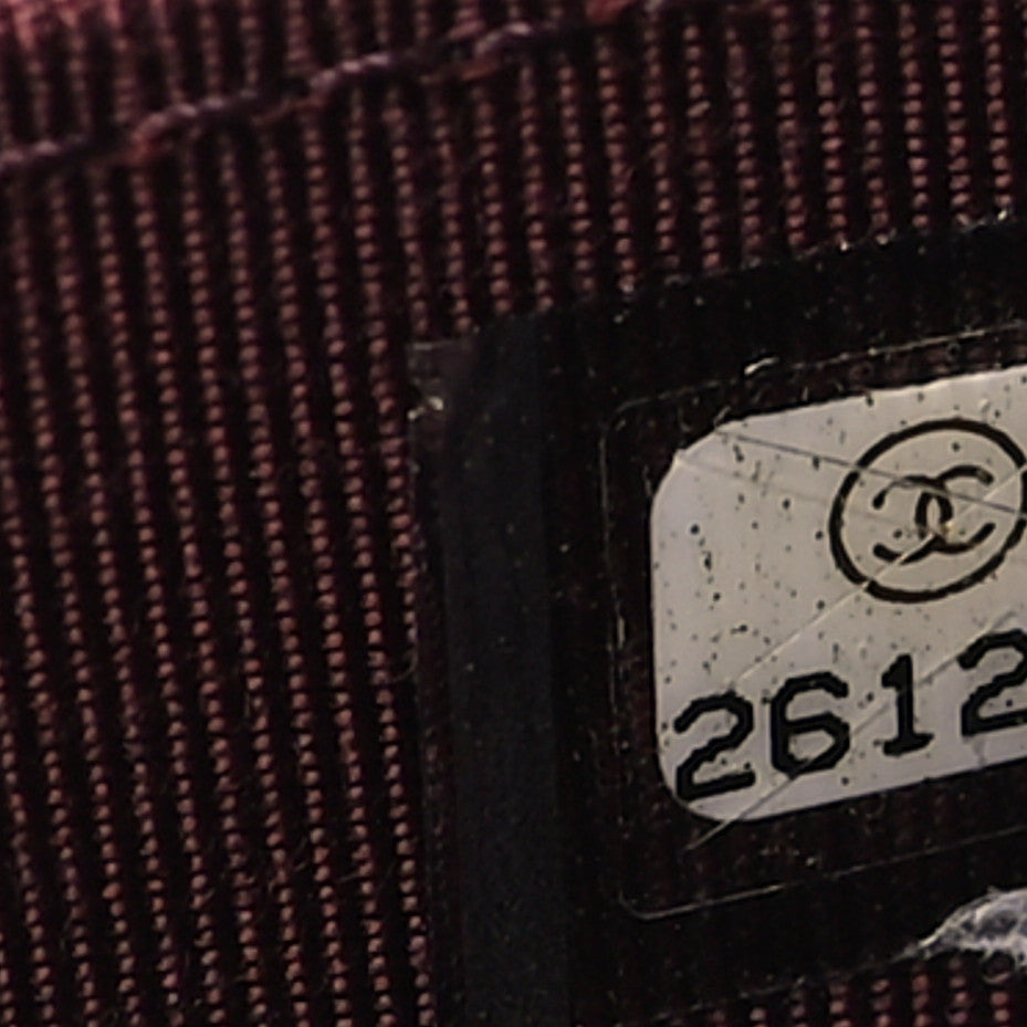 Caviar Quilted Zip Coin Purse Black