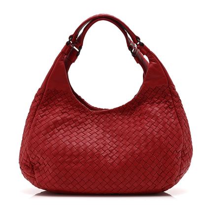 Bottega Veneta Nappa Intrecciato Medium Campana Hobo Red 1 of 12
