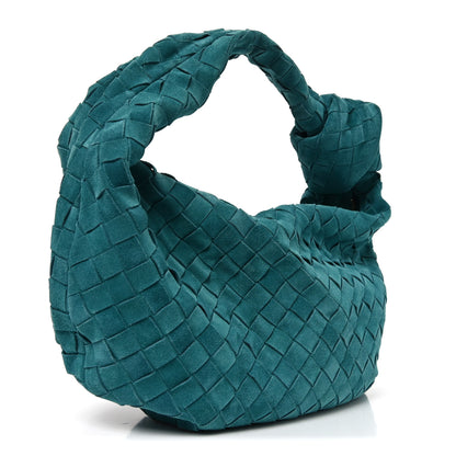 Bottega Veneta Suede Calfskin Intrecciato Teen Jodie Hobo Scuba 3 of 10