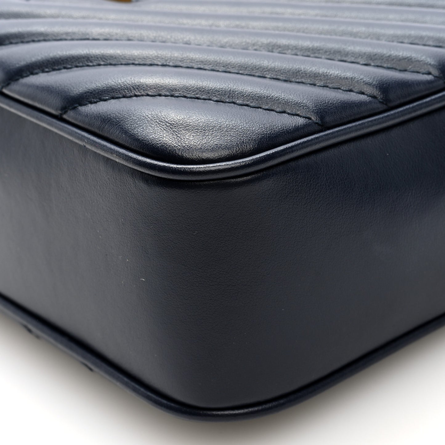 Calfskin Matelasse Monogram Lou Camera Bag Navy