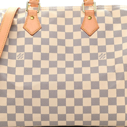 Louis Vuitton Damier Azur Speedy Bandouliere 35 8 of 14