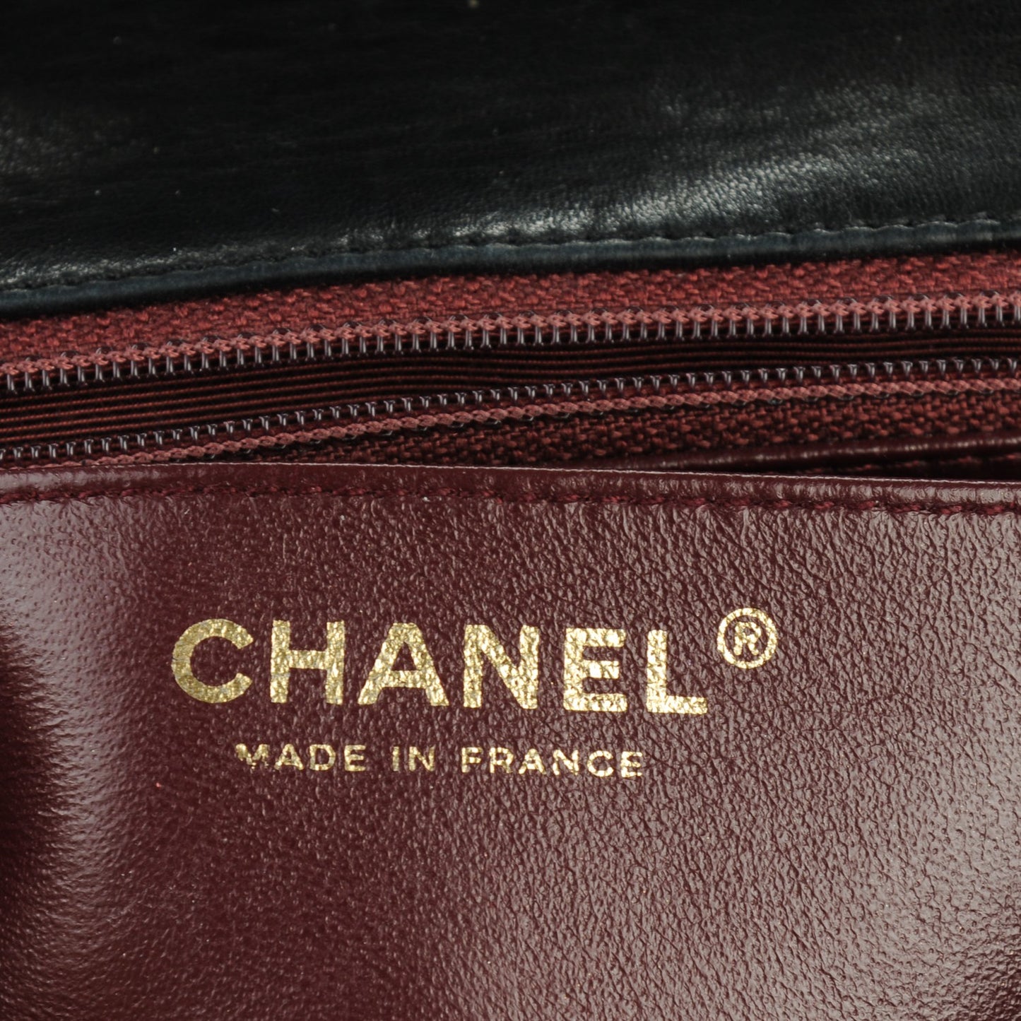 Lambskin Quilted Mini Square Flap Black