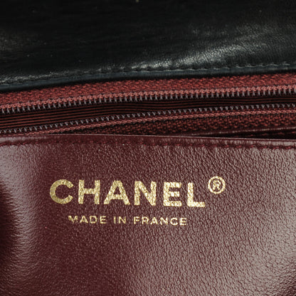 Chanel Lambskin Quilted Mini Square Flap Black 6 of 7