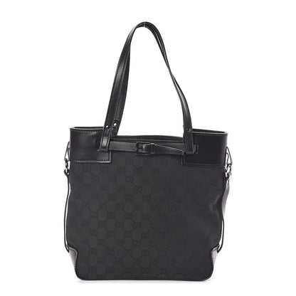 Gucci Monogram Small Bucket Tote Black 1 of 9