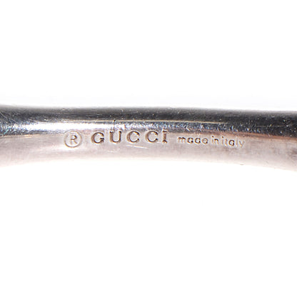 Gucci Sterling Silver Bamboo Hoop Earrings 3 of 3