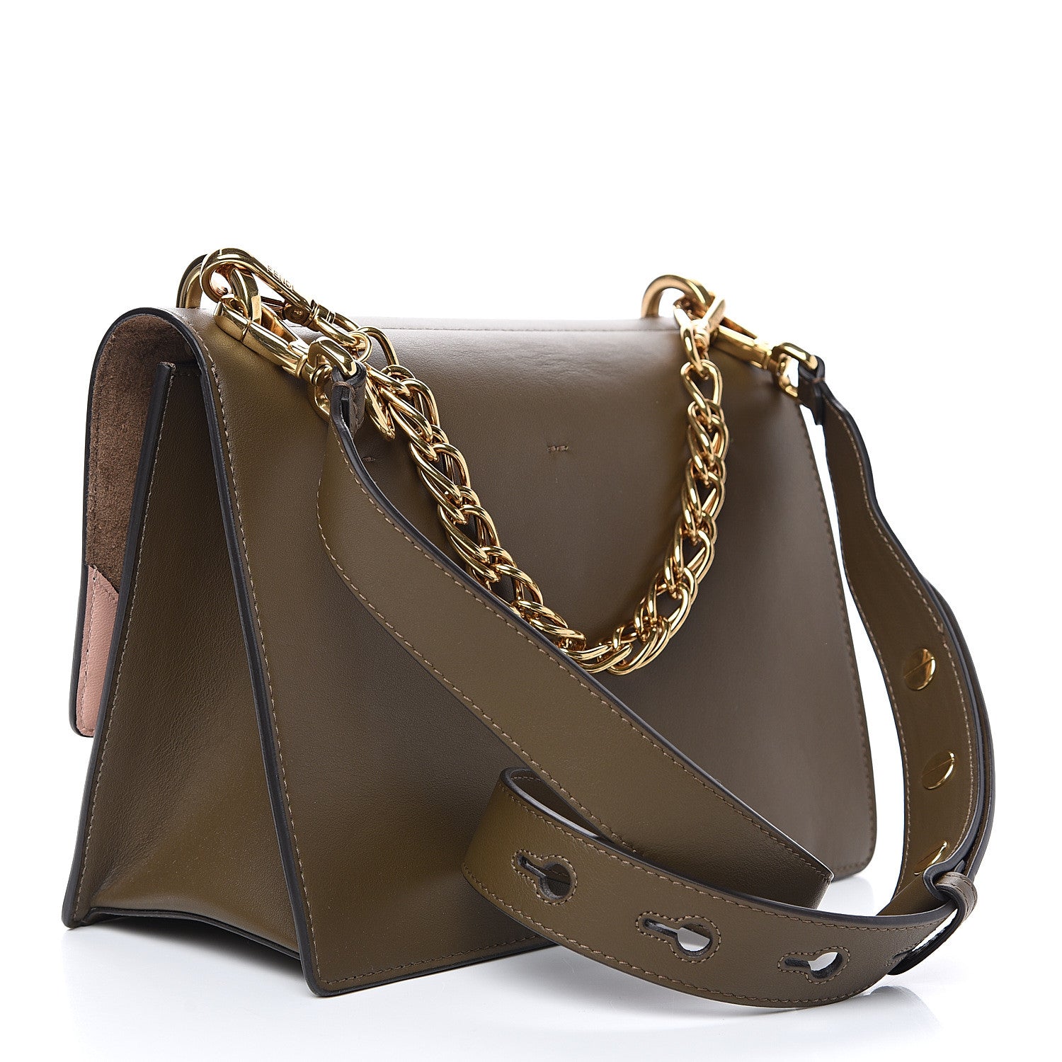 Fendi Vitello Grace Matte F is Fendi Kan U Shoulder Bag Wood 2 of 7
