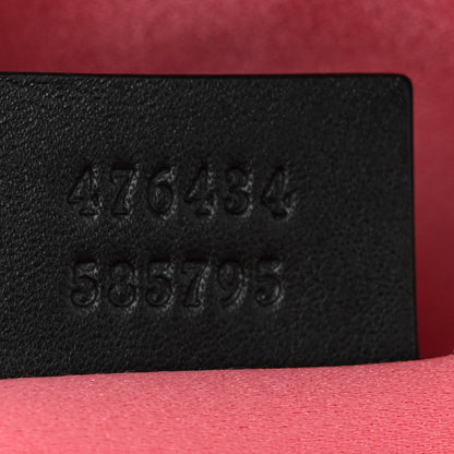 Gucci Velvet Matelasse GG Marmont Belt Bag 85 34 Black 7 of 10