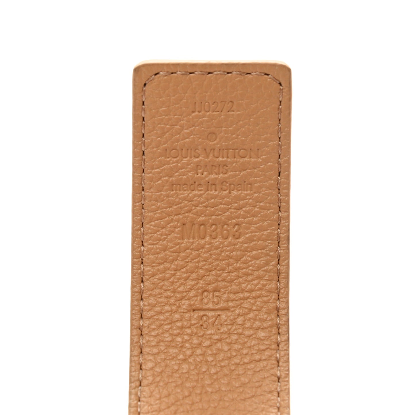 Monogram Calfskin 30mm LV Initiales Reversible Belt 85 34 Arizona