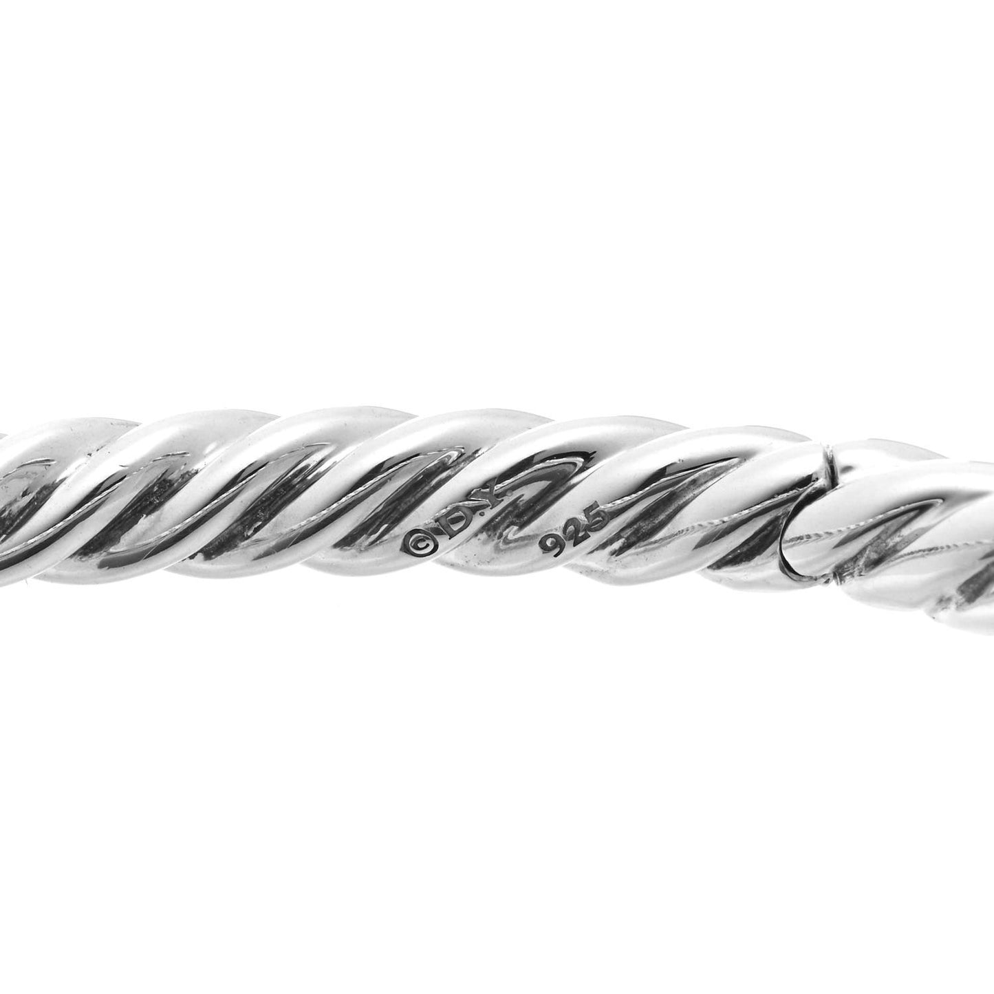 Sterling Silver 9.5mm Pure Form Cable Bracelet