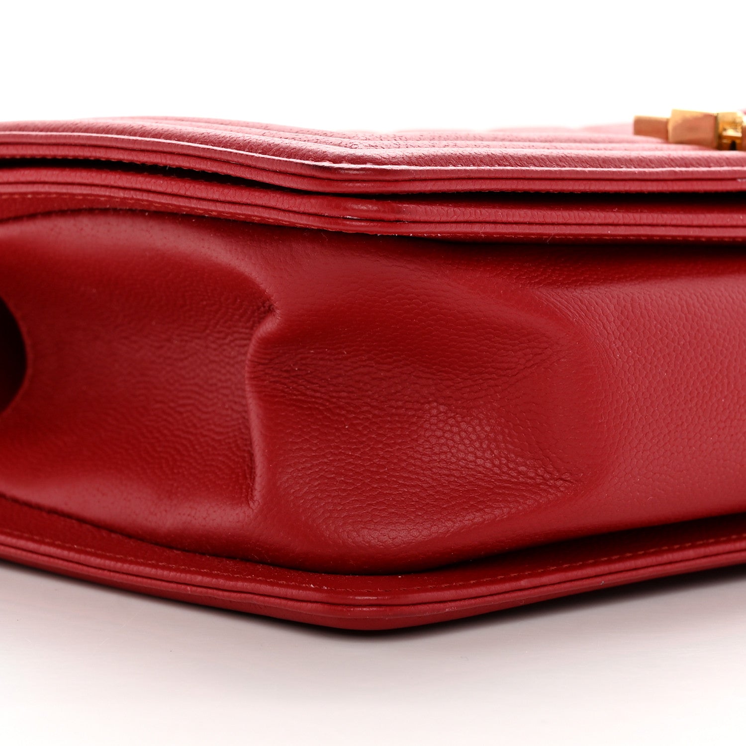 Chanel Caviar Quilted Medium Boy Flap Red 9 of 16