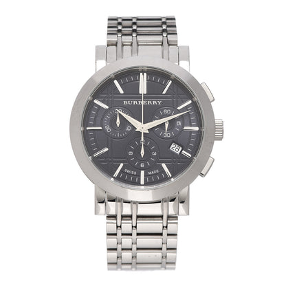 Burberry Stainless Steel 40mm Heritage Chronograph Quartz Watch Navy BU1360 1 of 6