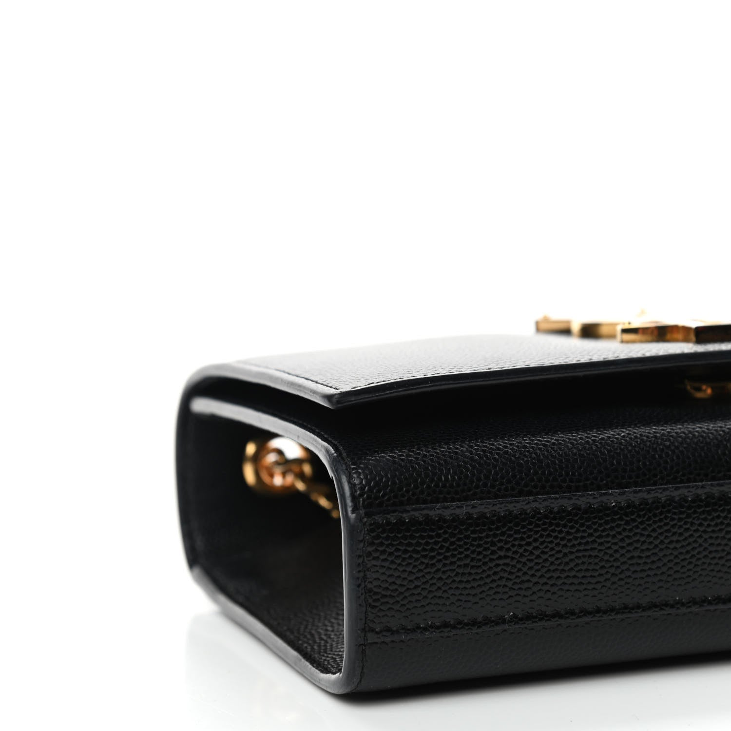 Saint Laurent Grain De Poudre Small Monogram Kate Satchel Black 8 of 10