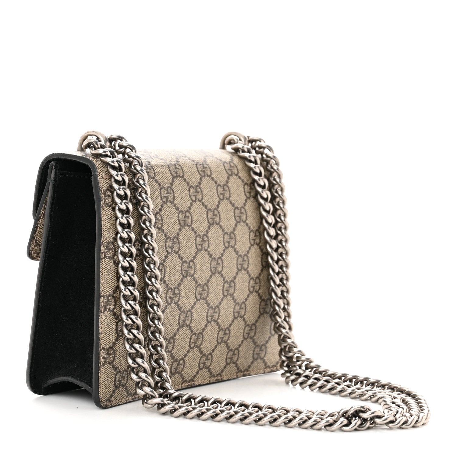 Gucci GG Supreme Monogram Mini Dionysus Shoulder Bag Black 3 of 13
