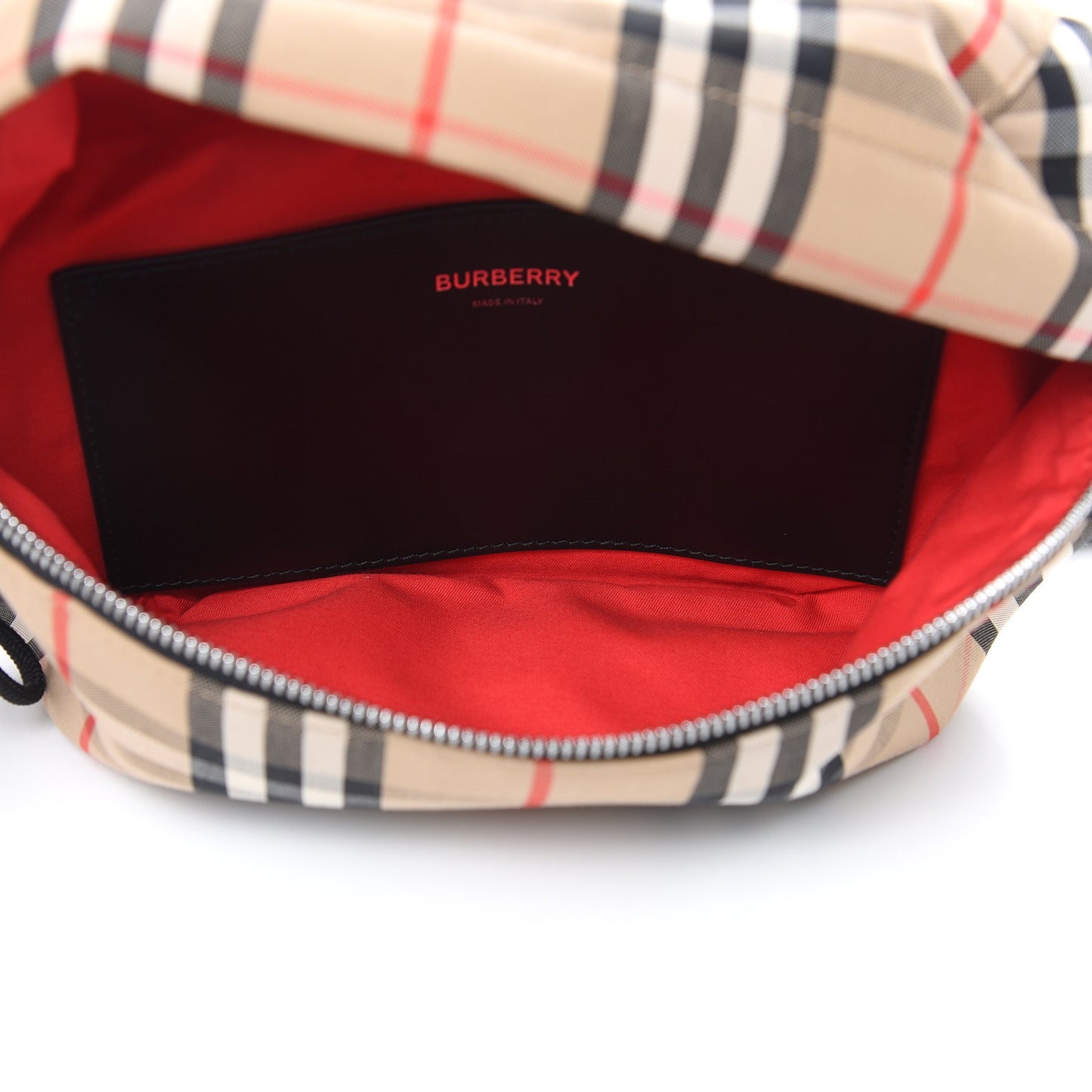 Nylon Vintage Check Medium Sonny Bum Bag Archive Beige Black