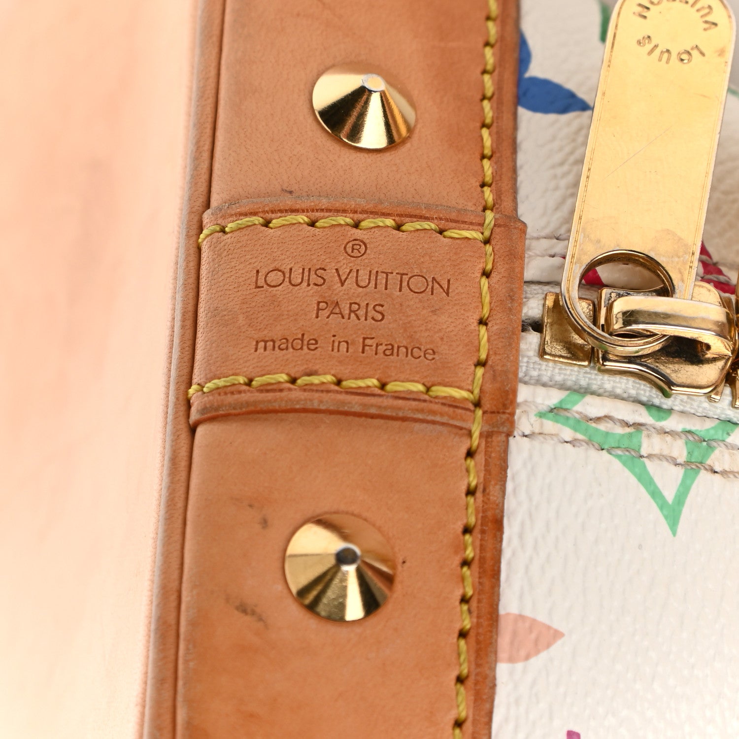 Louis Vuitton Monogram Multicolor Alma White 7 of 17