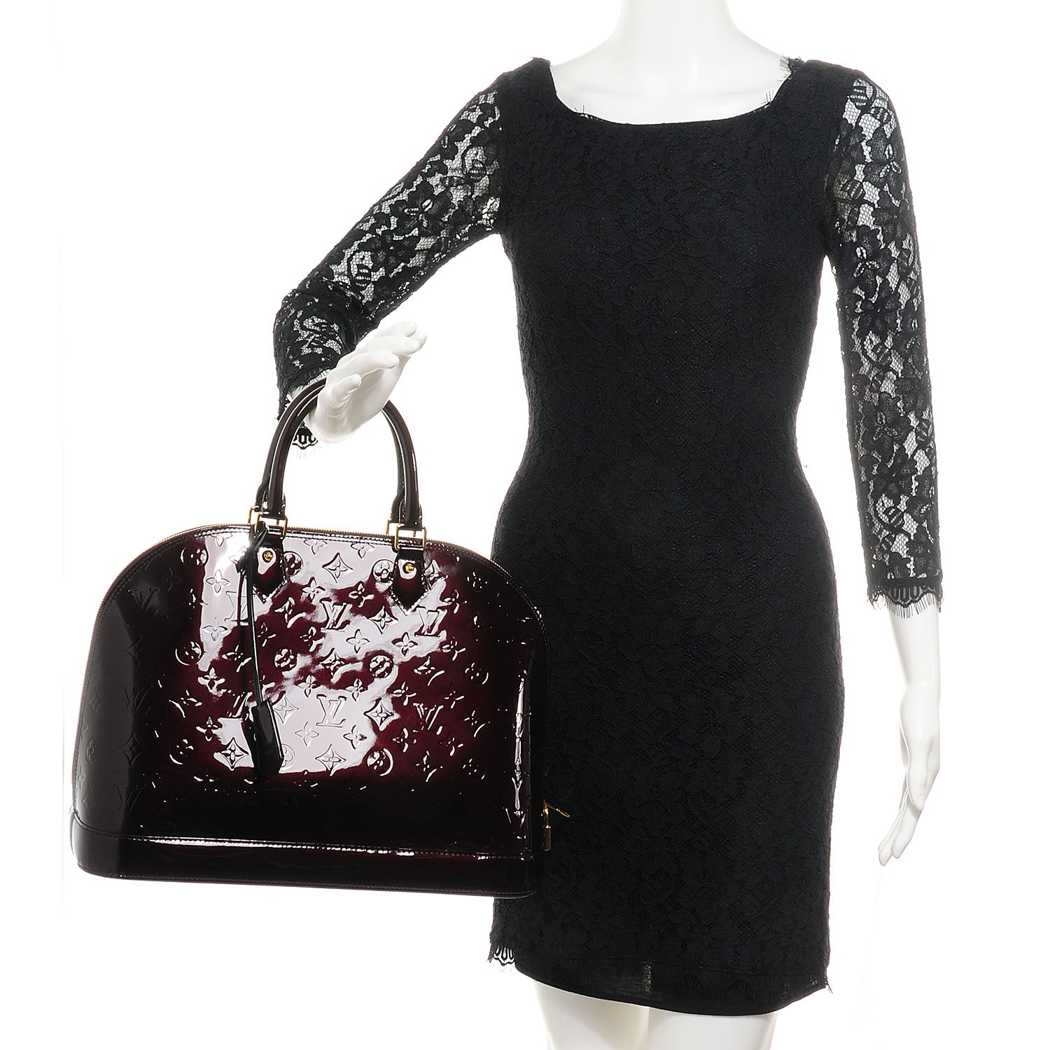 Louis Vuitton Vernis Alma GM Amarante 2 of 7