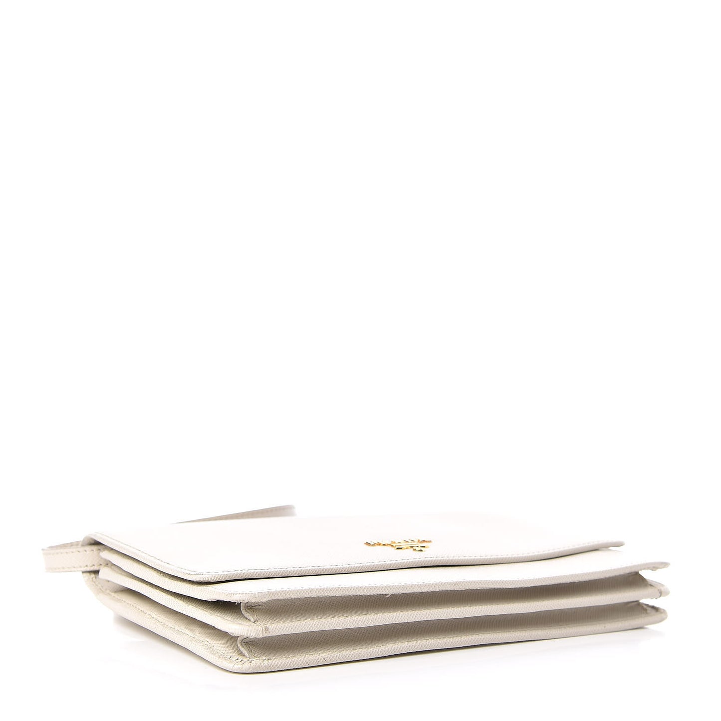 Saffiano Metal Flap Wallet with Strap Talco