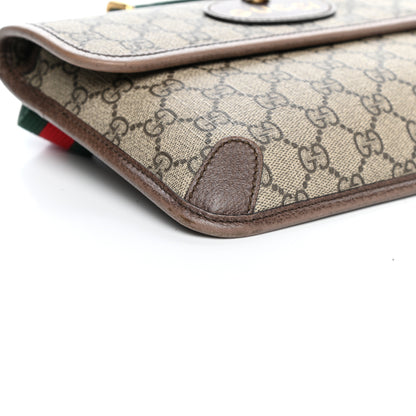 Gucci GG Supreme Monogram Neo Vintage Web Belt Bag Brown 9 of 11