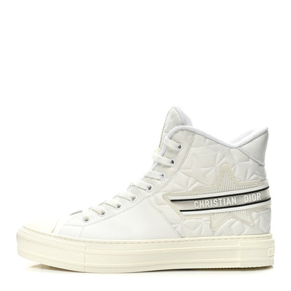 Christian Dior Etoile Embossed Dior High Top Sneakers 40 Snow White 1 of 9