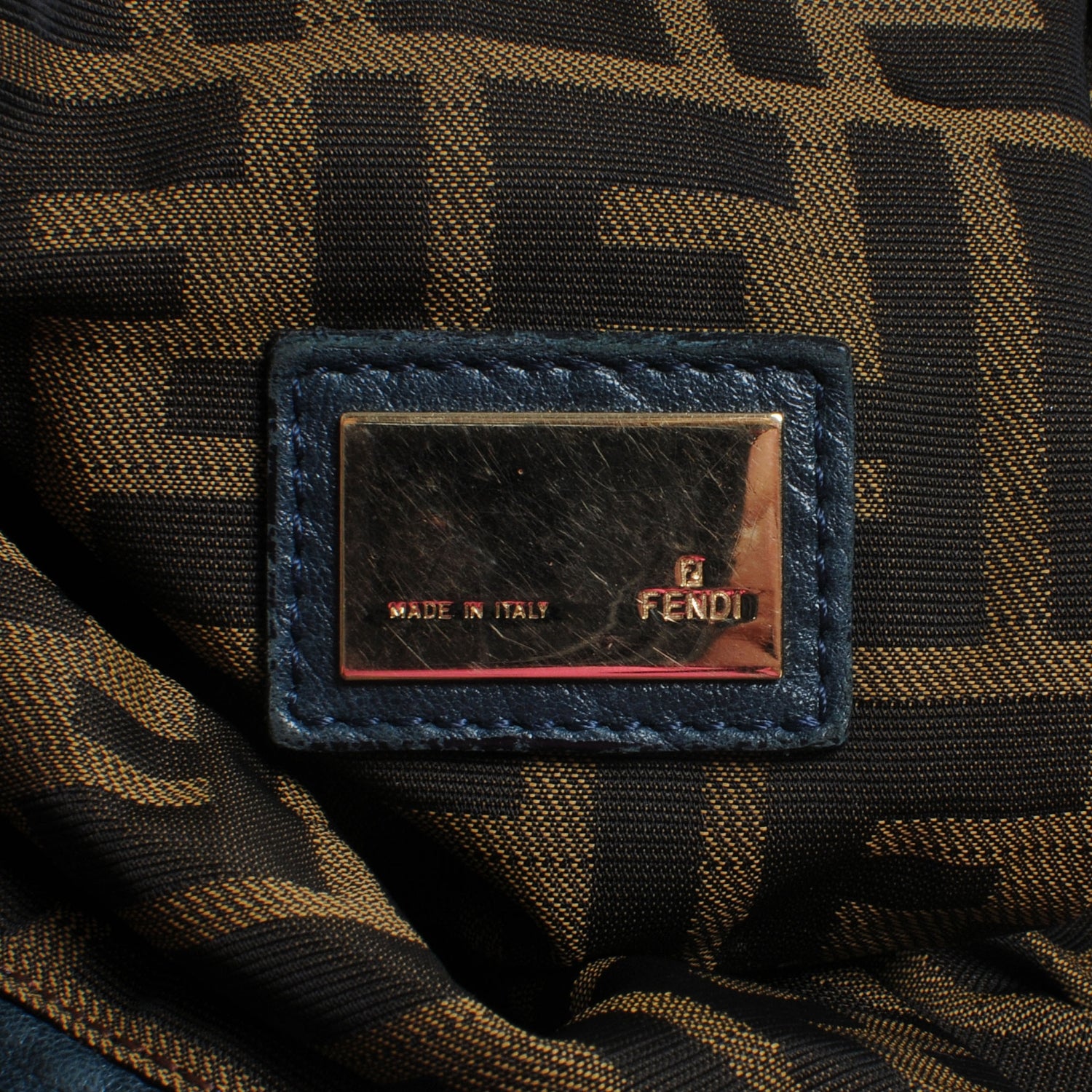 Fendi Nappa Nuvolata Spy Petrolio 6 of 8