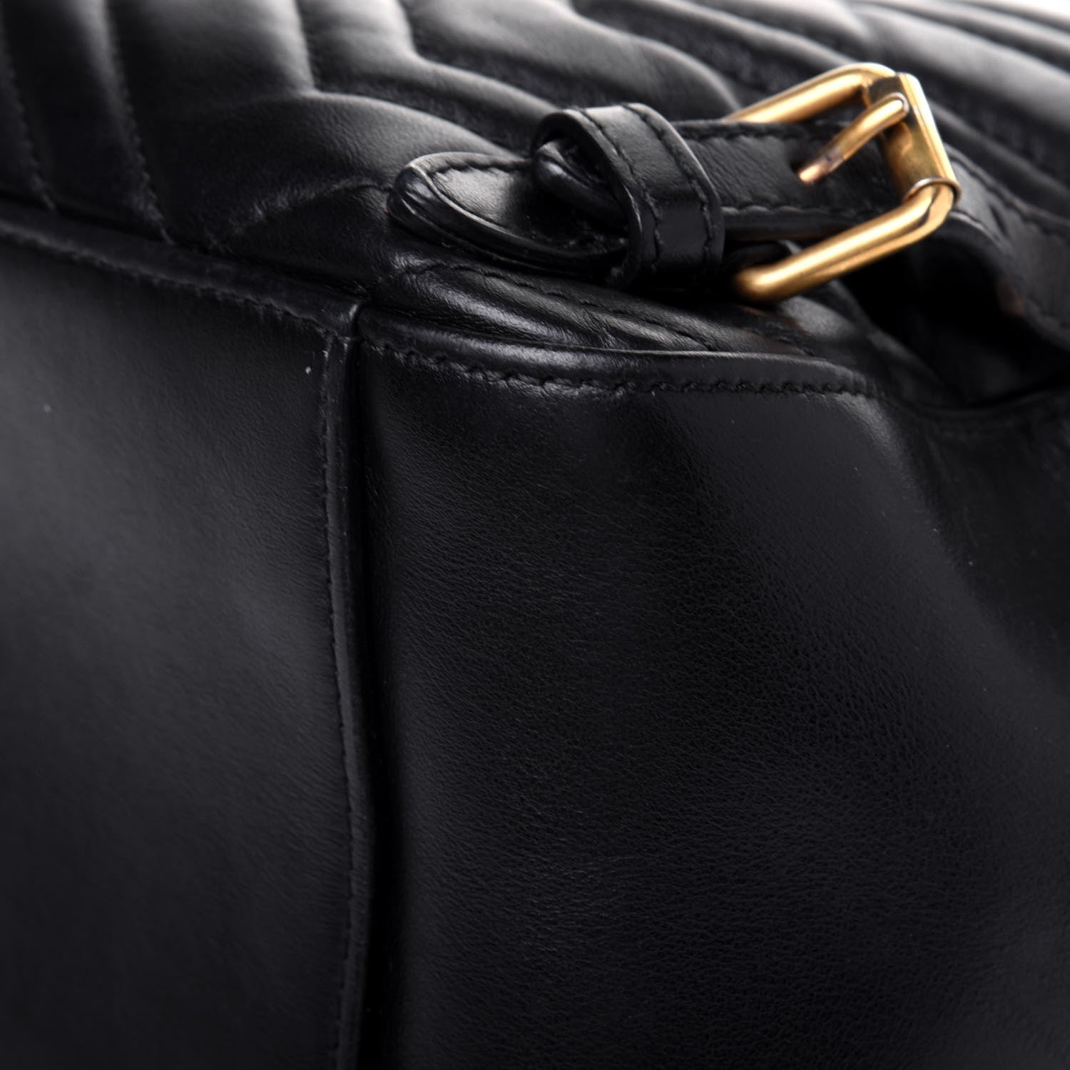 Gucci Calfskin Matelasse GG Marmont Backpack Black 12 of 21