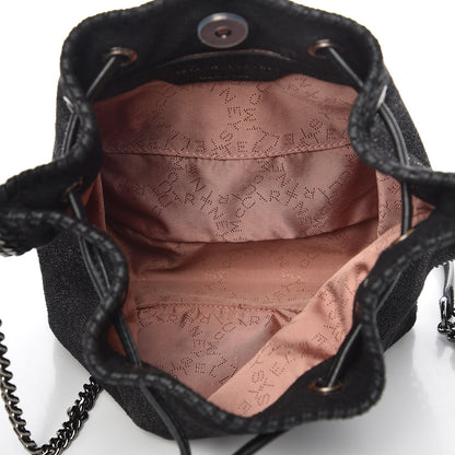 Stella McCartney Shaggy Deer Small Falabella Bucket Bag Black 5 of 8