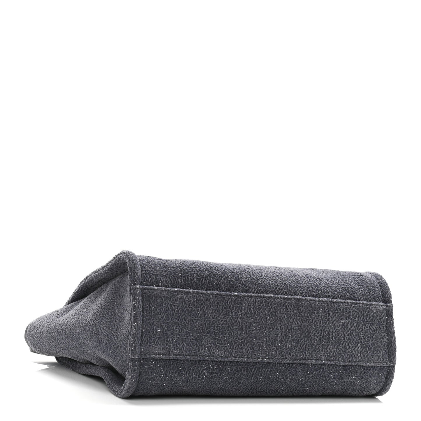 Lurex Boucle Small Deauville Tote Gray