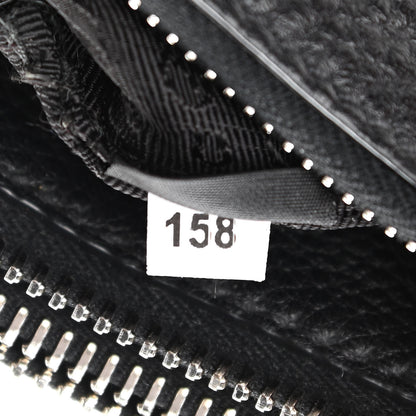 Prada Vitello Phenix Double Zip Crossbody Bag Black 8 of 12